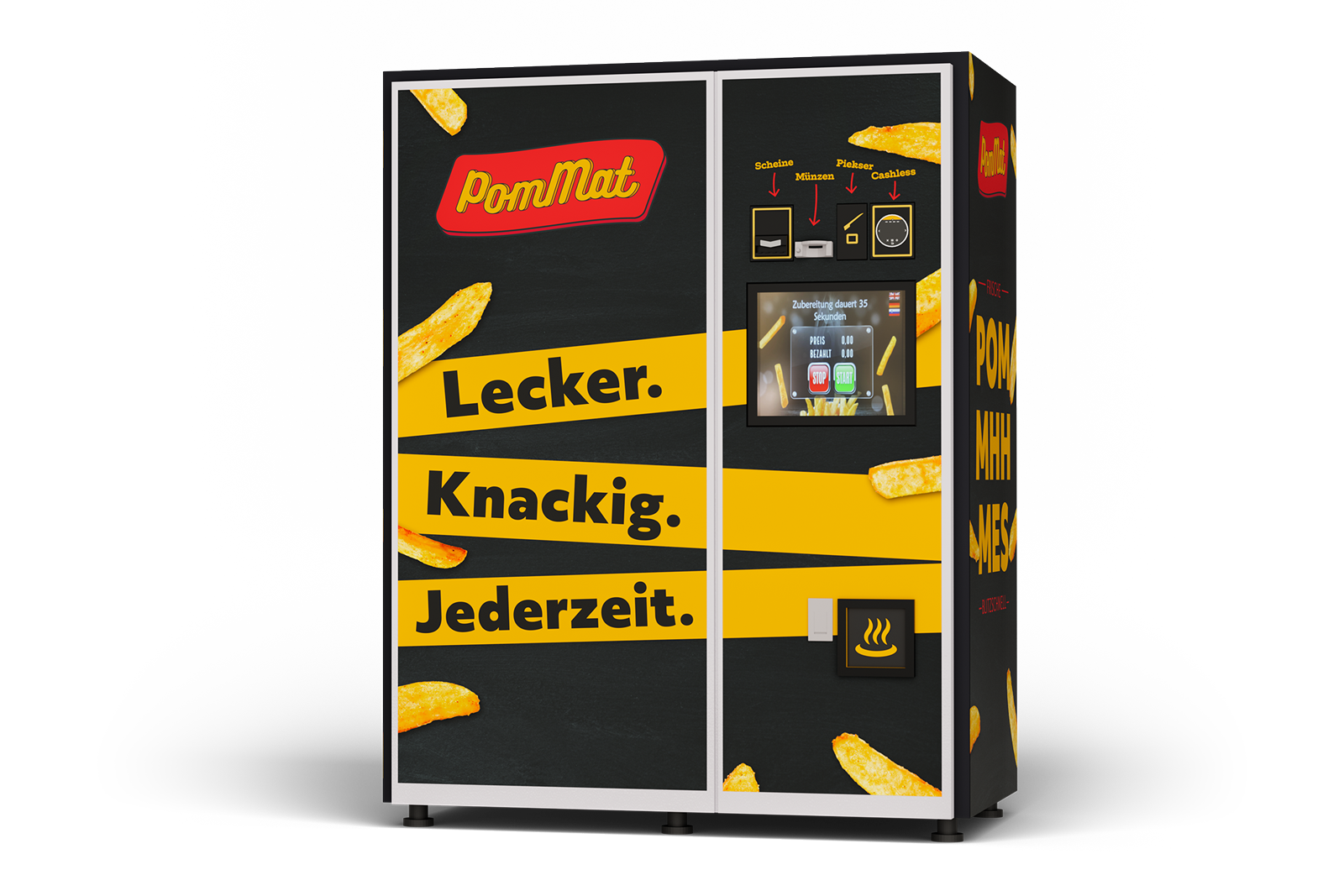 Darstellung des Frittierautomaten für Pommes PomMat
